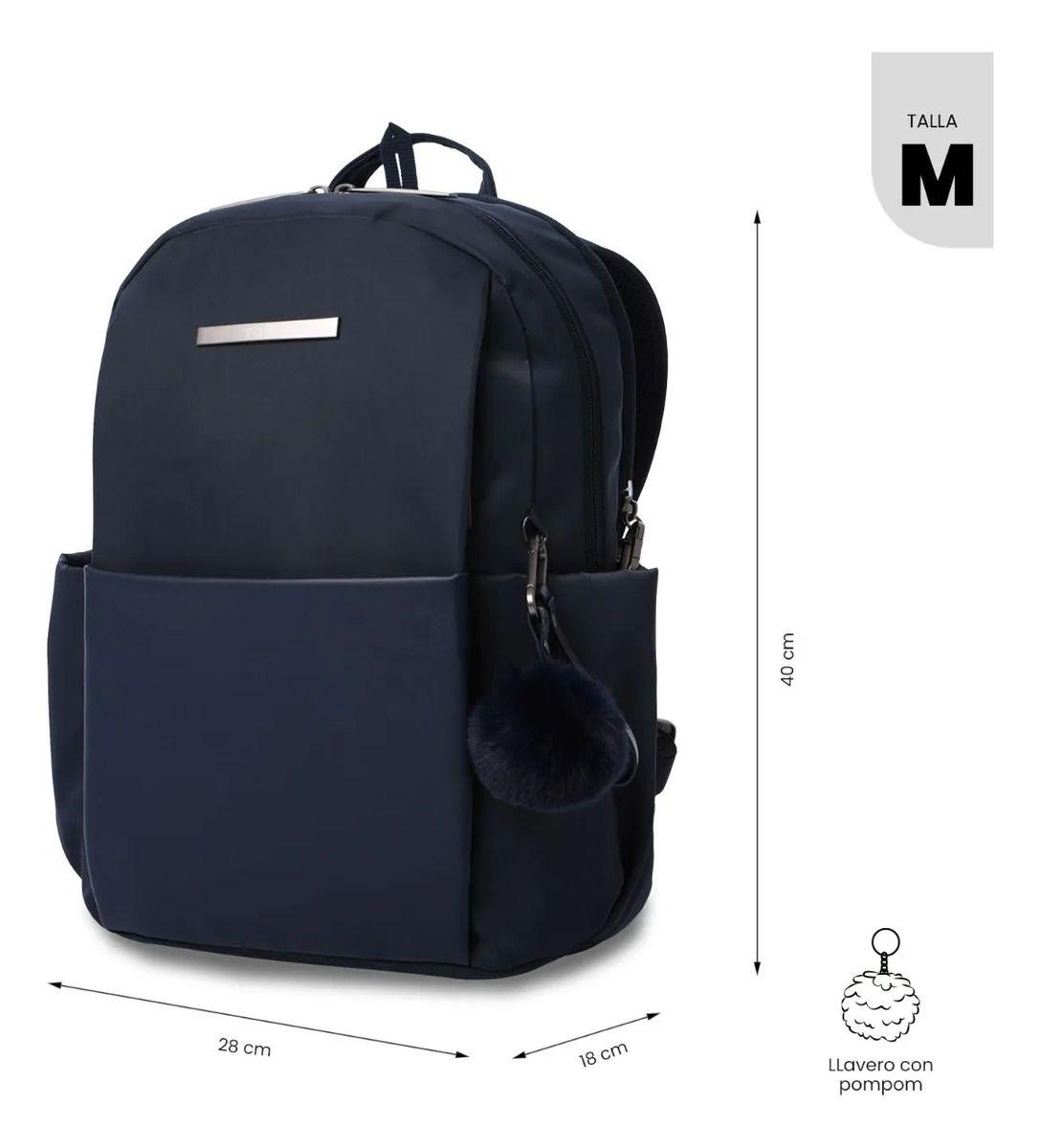 Mochila Para Oficina Pc 14  Adelaide 1 2.0 Mediano Azul-2
