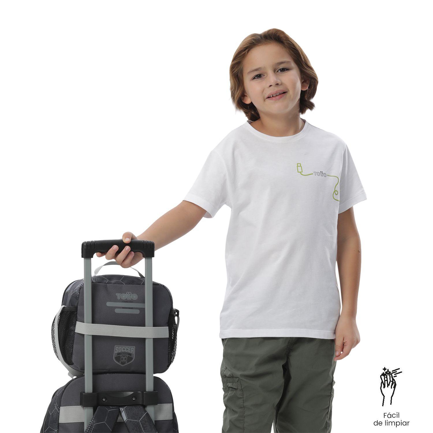 Lonchera Térmica para Niño Champion Grande Gris-5