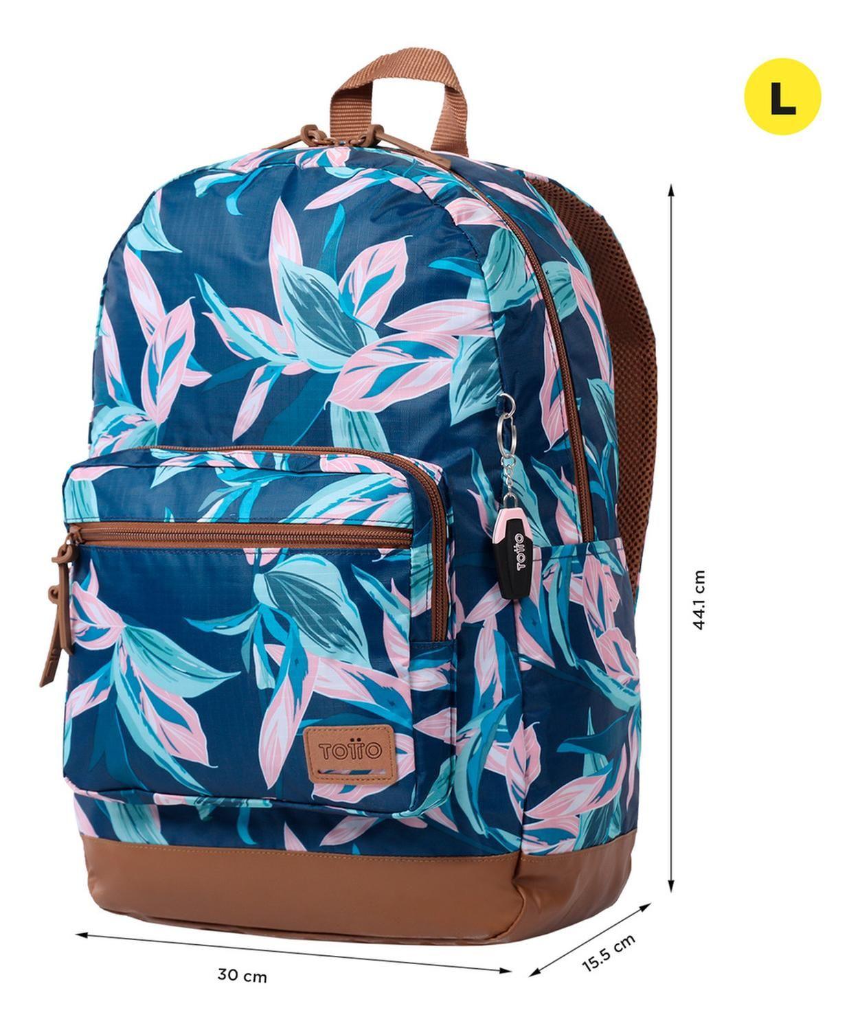 Mochila Mujer Totto Tocax Azul Ari Blue-2