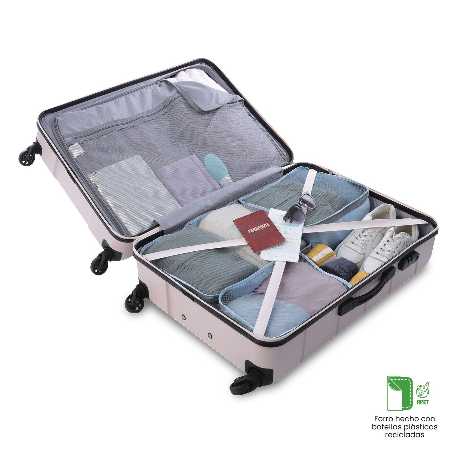 Maleta de Viaje 23 Kg 360 Rayatta Bodega Rosada Totto-3