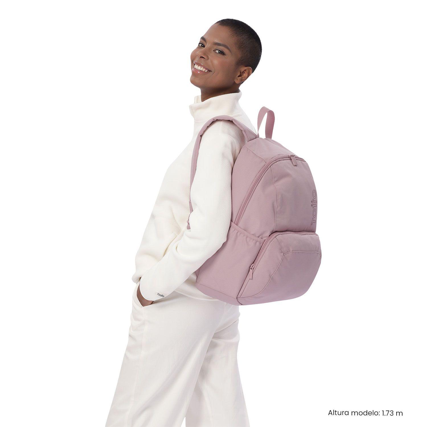 Mochila Universitario  Ometto 2.0 Porta PC 14" Rosado-1