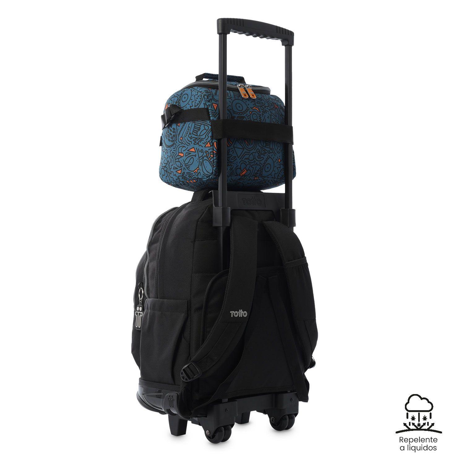 Lonchera Térmica Hombre Resaltador Grande Azul Totto-4