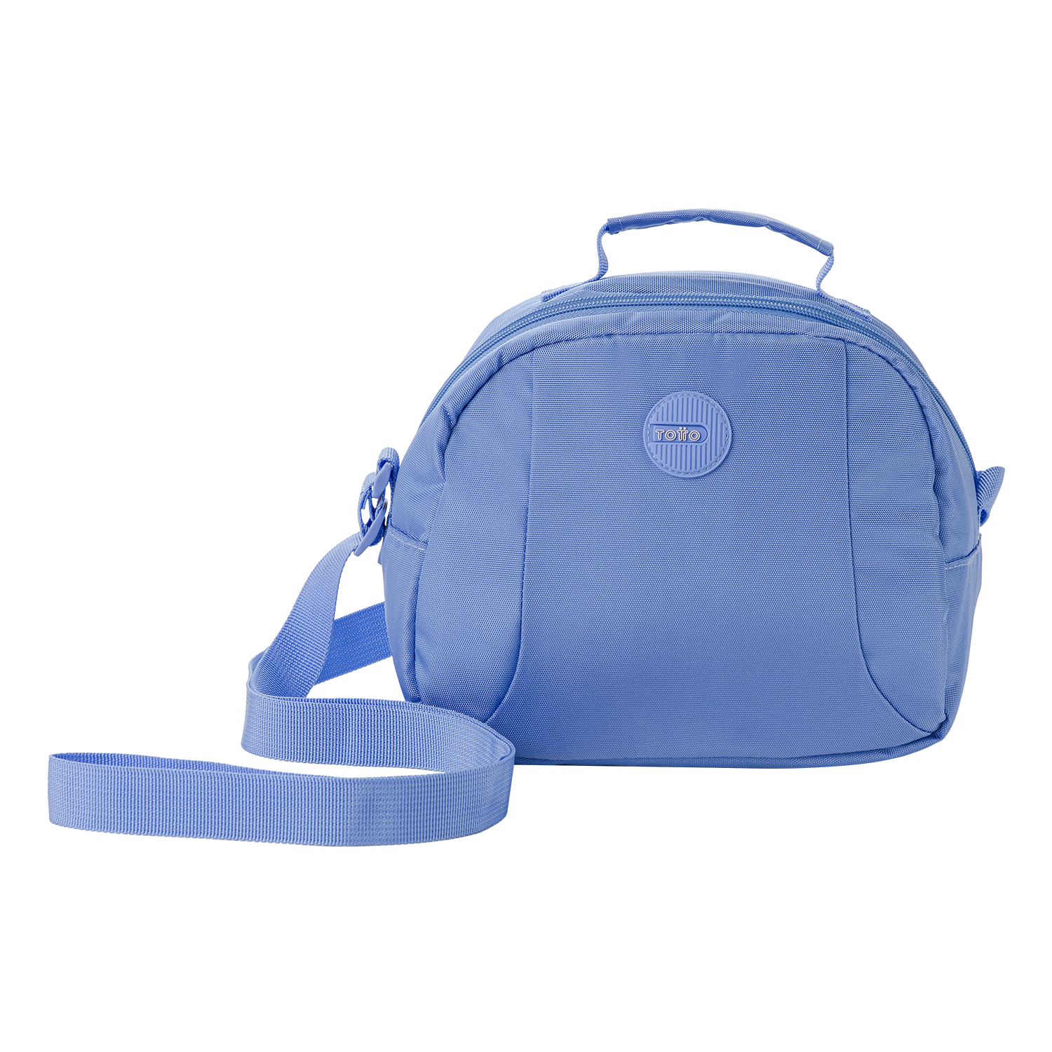 Kit Escolar Totto: Mochila + Estuche + Lonchera Resistente Blanco con Verde-2