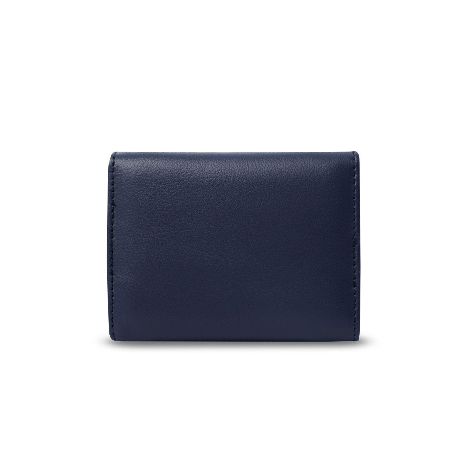 Billetera Totto Hombre Saffiano Sob con RFID Blocker Azul-4