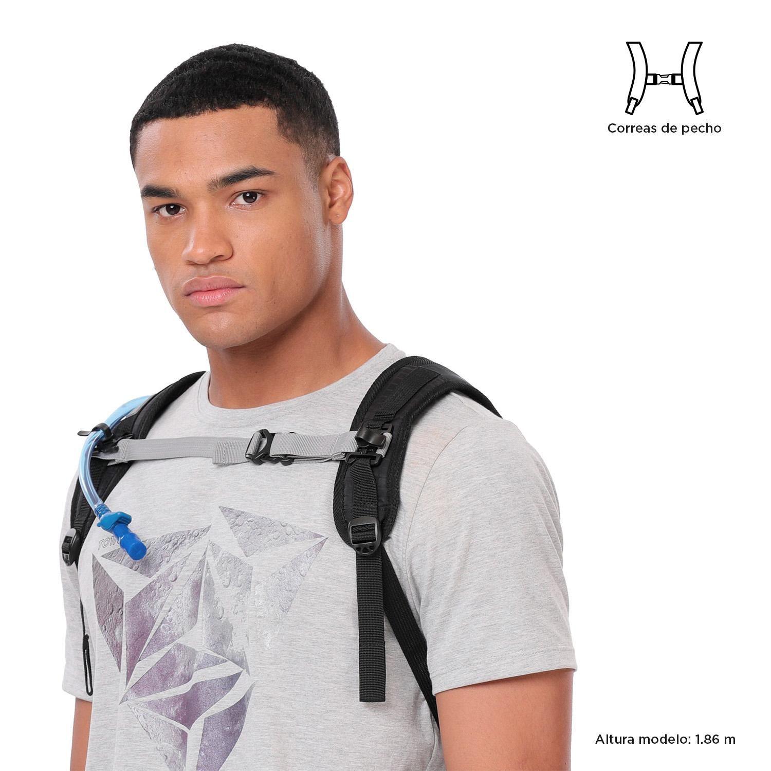 Mochila Outdoor Hidratante Summit 12 Negro-2