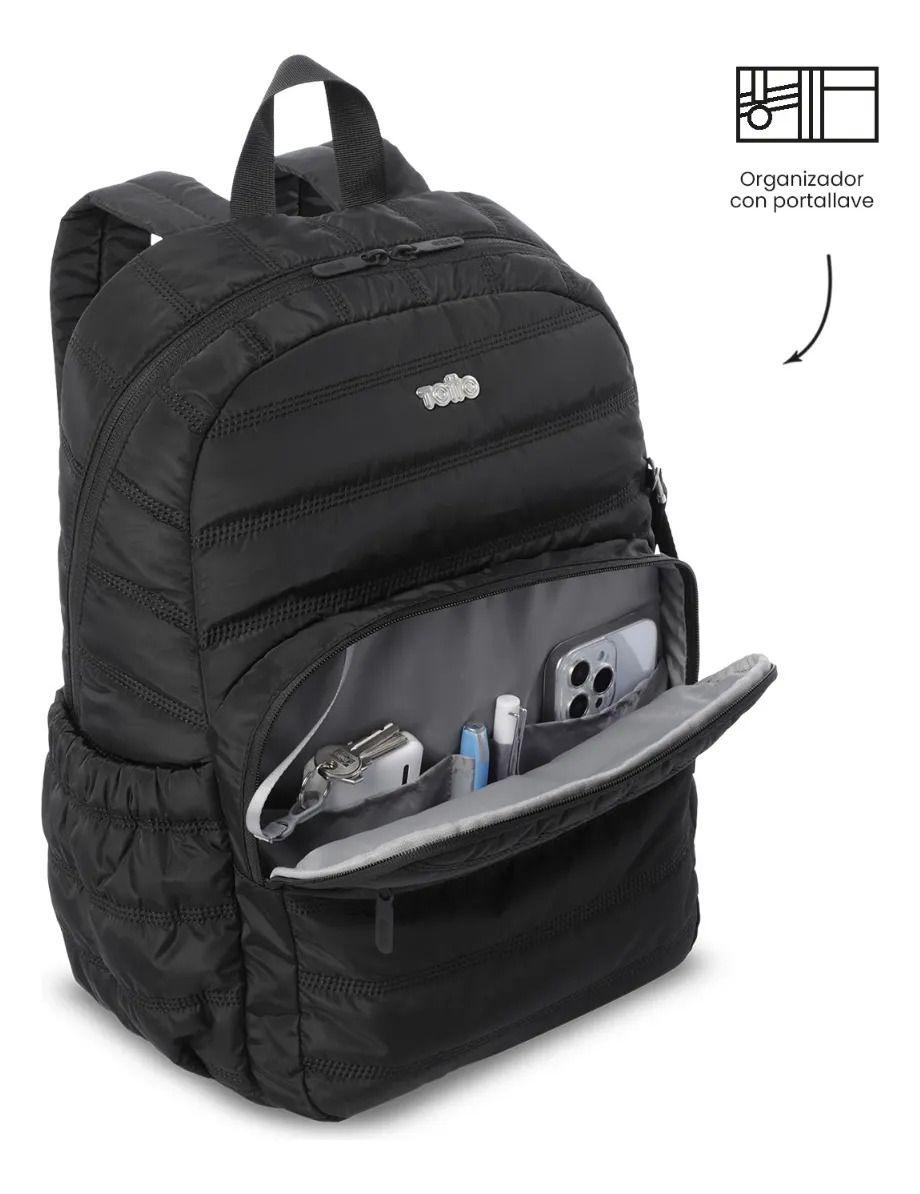 Mochila Universitario  Moxi Porta Pc 15  Negro-5