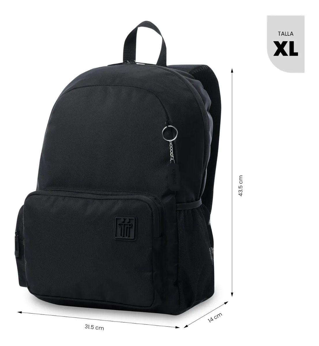 Mochila Universitario Kobe Porta Pc 16  Negro Unisex-2