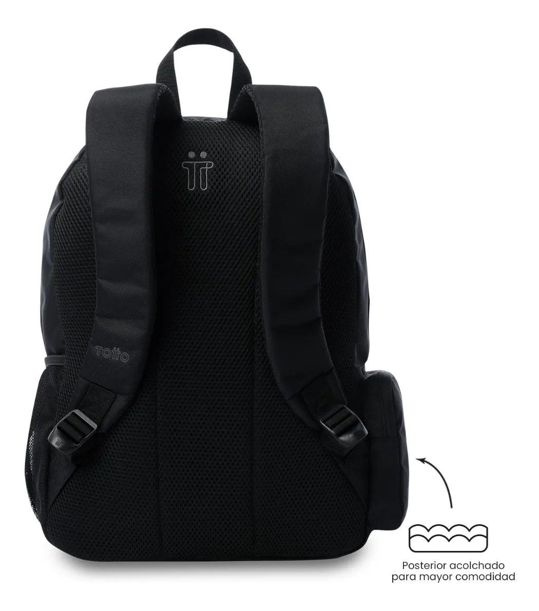 Mochila Universitario Kobe Porta Pc 16  Negro Unisex-3