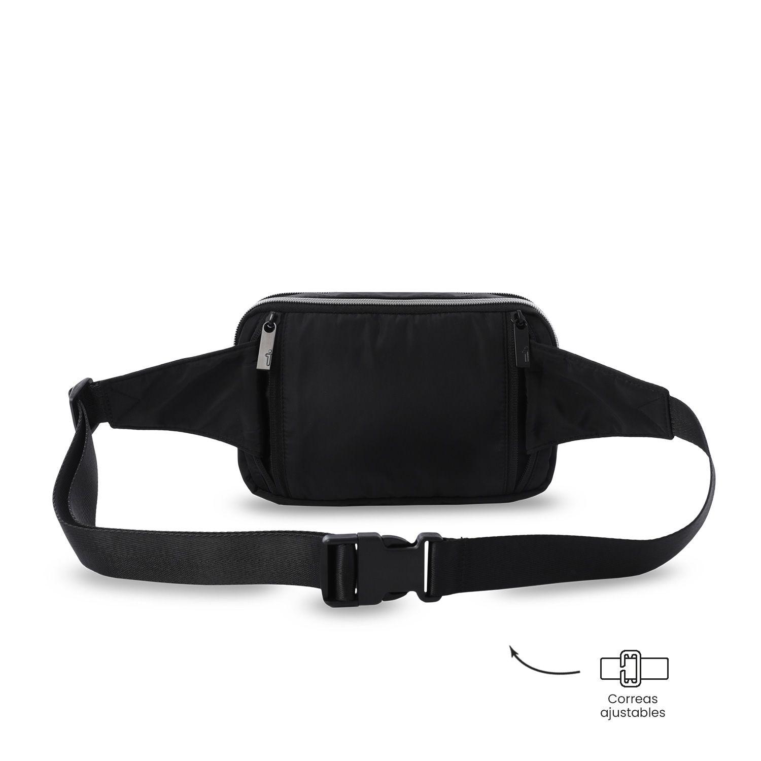 Cartera riñonera 2 en 1 Funty 3.0 Pequeña Negra Totto-4