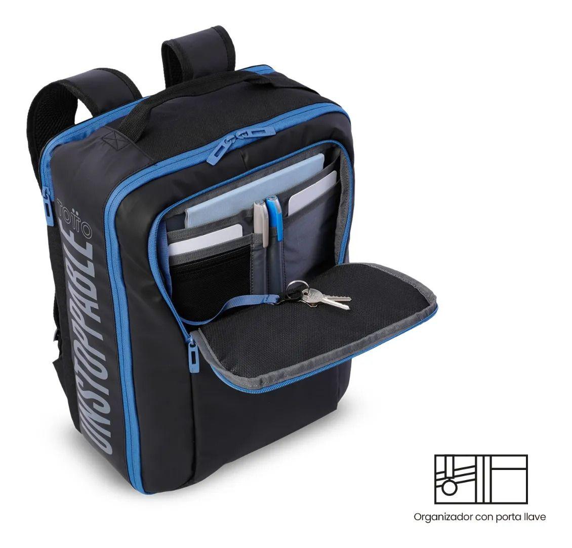 Mochila De Viaje Pequeño Trama Negro-6