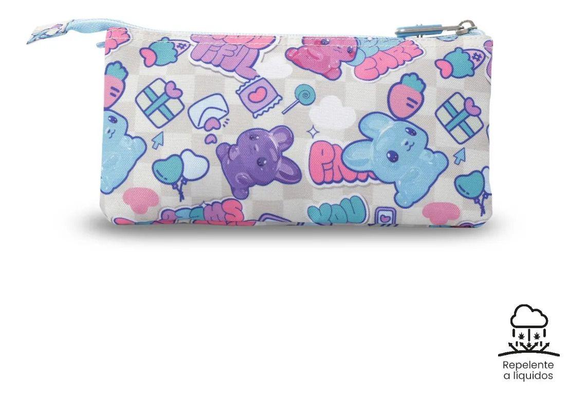 Estuche Multiuso Tablero Pequeña Blanca Niña-4