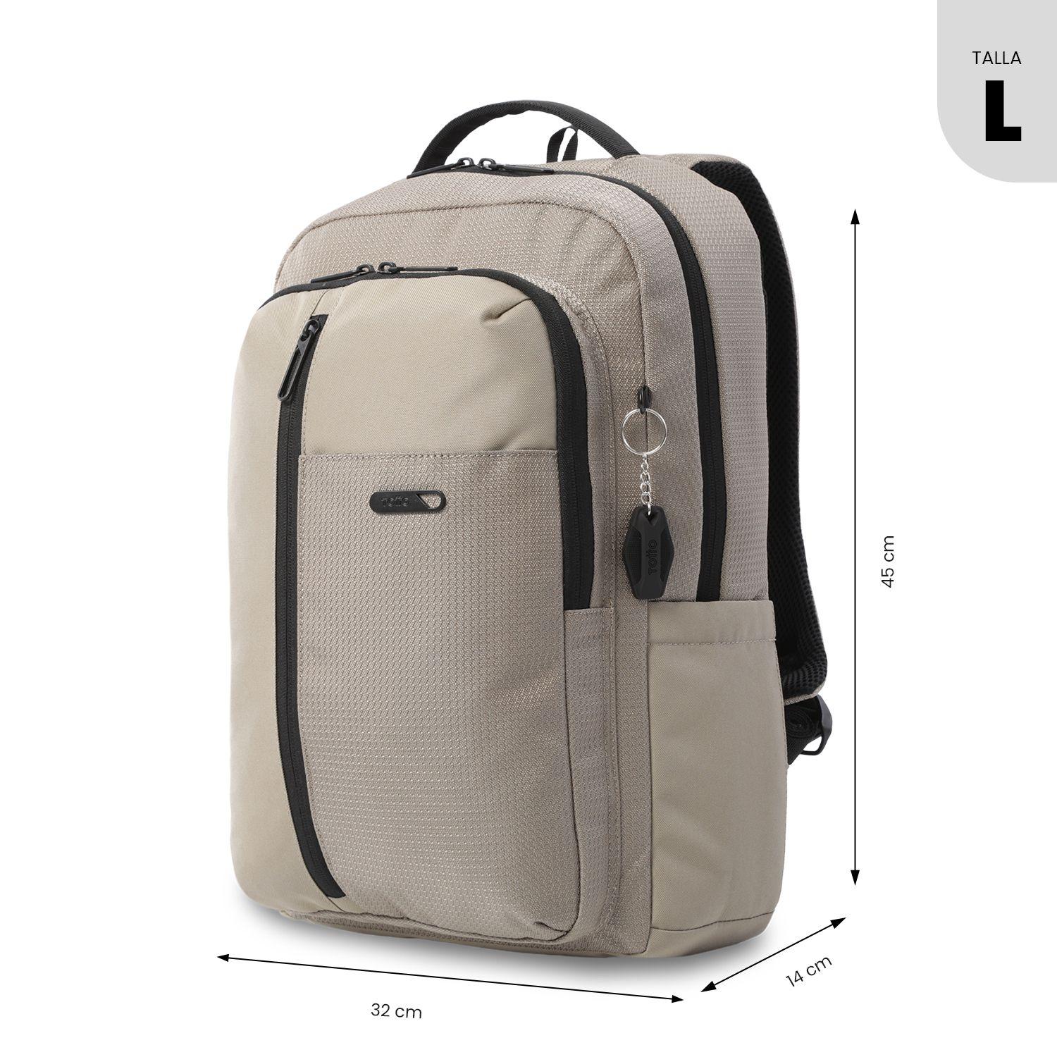 Mochila Ejecutivo Porta PC 15" Drift Café Hombre-2