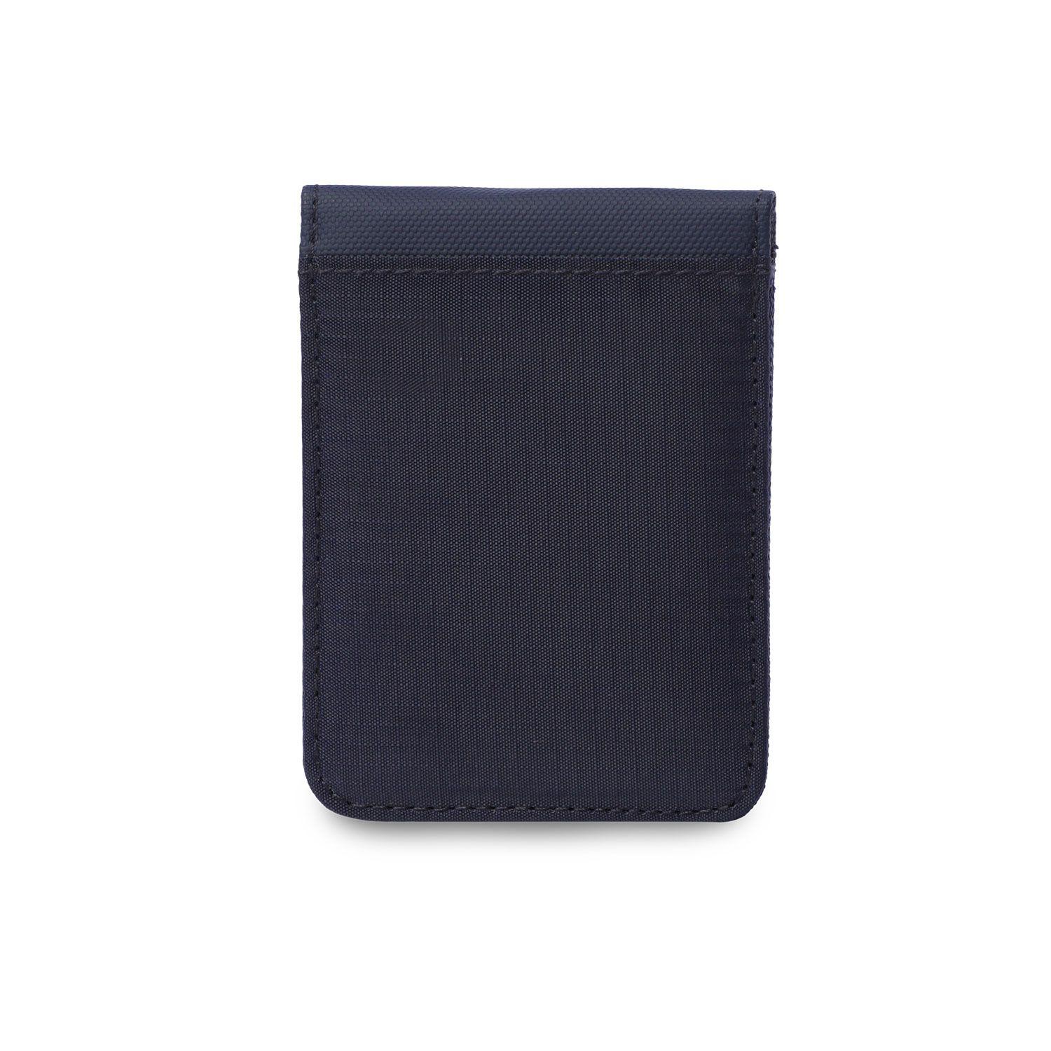 Billetera Hombre Wood Pequeña con RFID Blocker Azul -4
