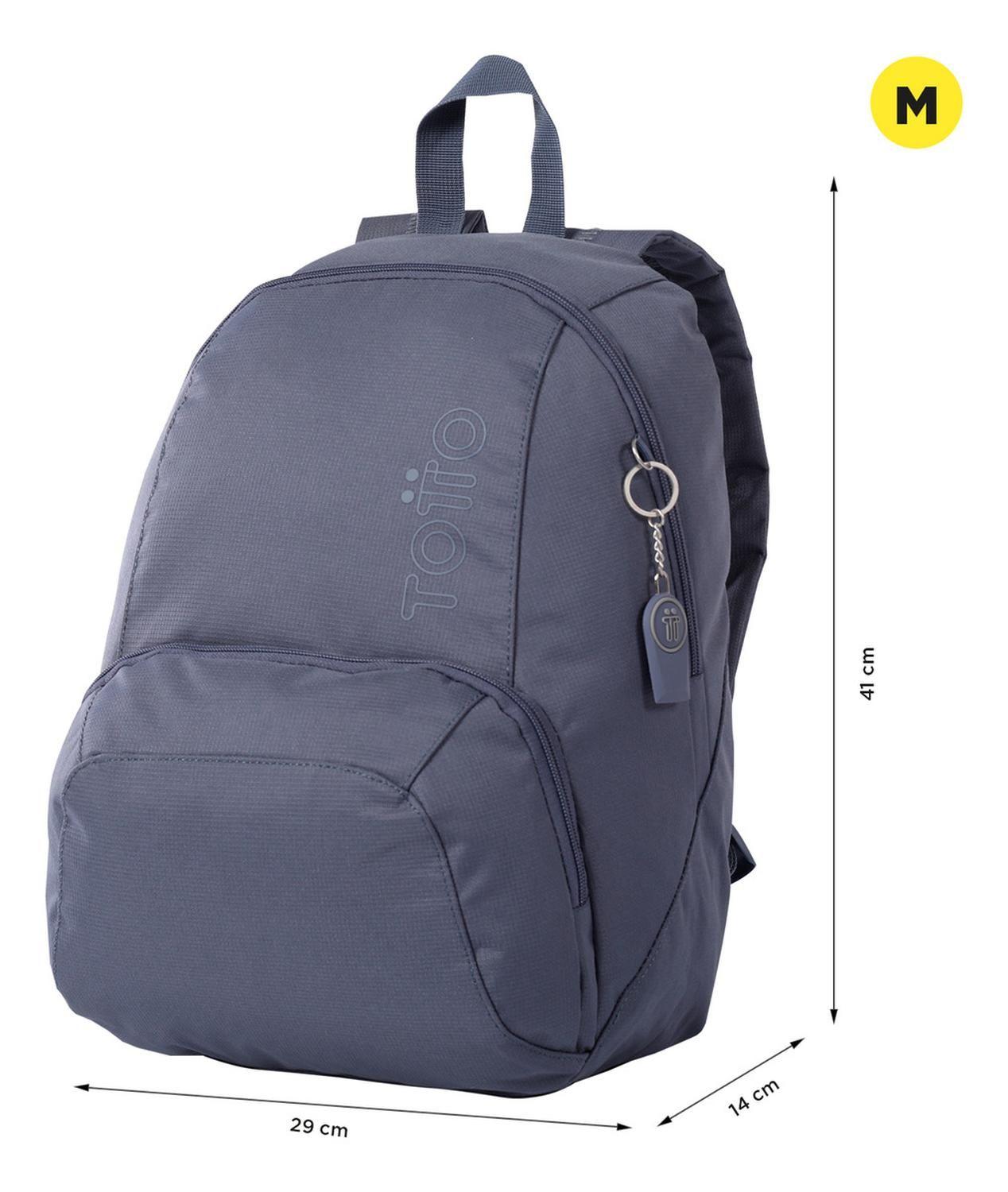 Mochila Mujer Totto Gammatto Gris Folkstone Gray-2