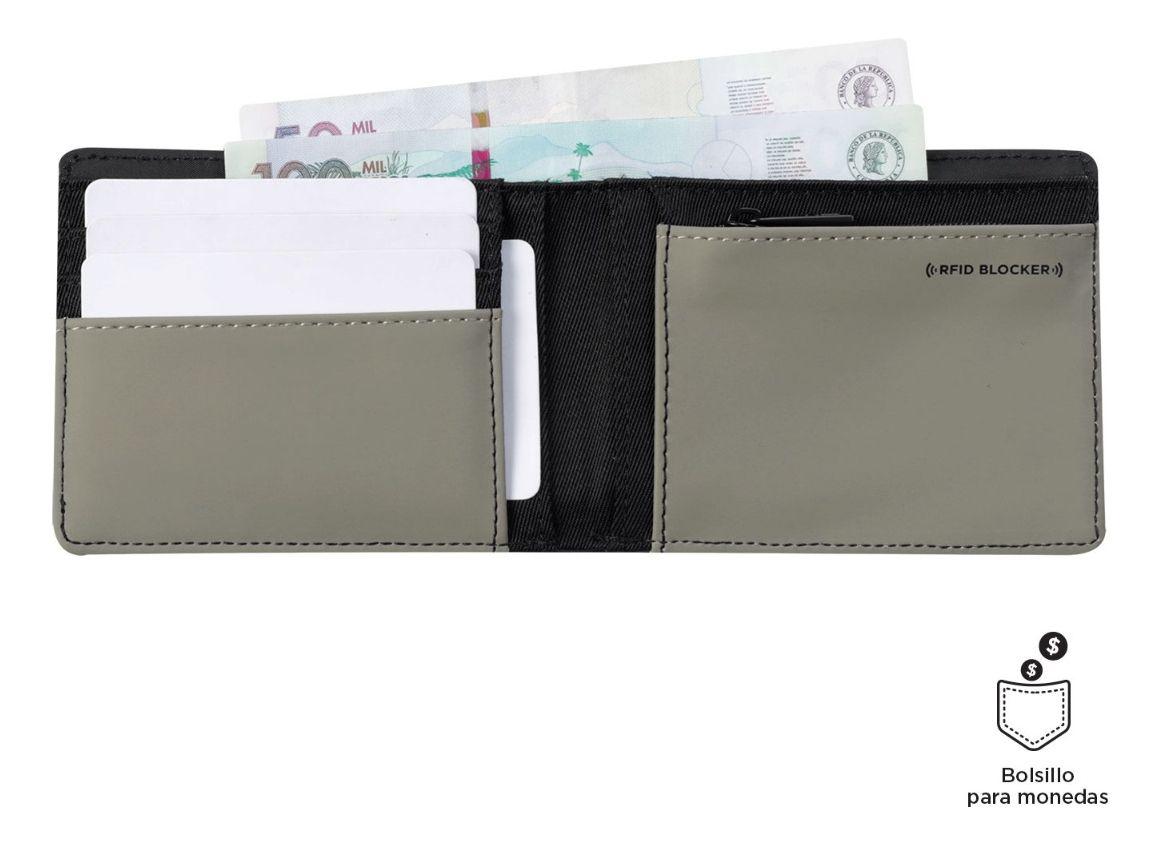 Totto Billetera Tarjetero RFID Hombre Blocker Grande Vli24254-3