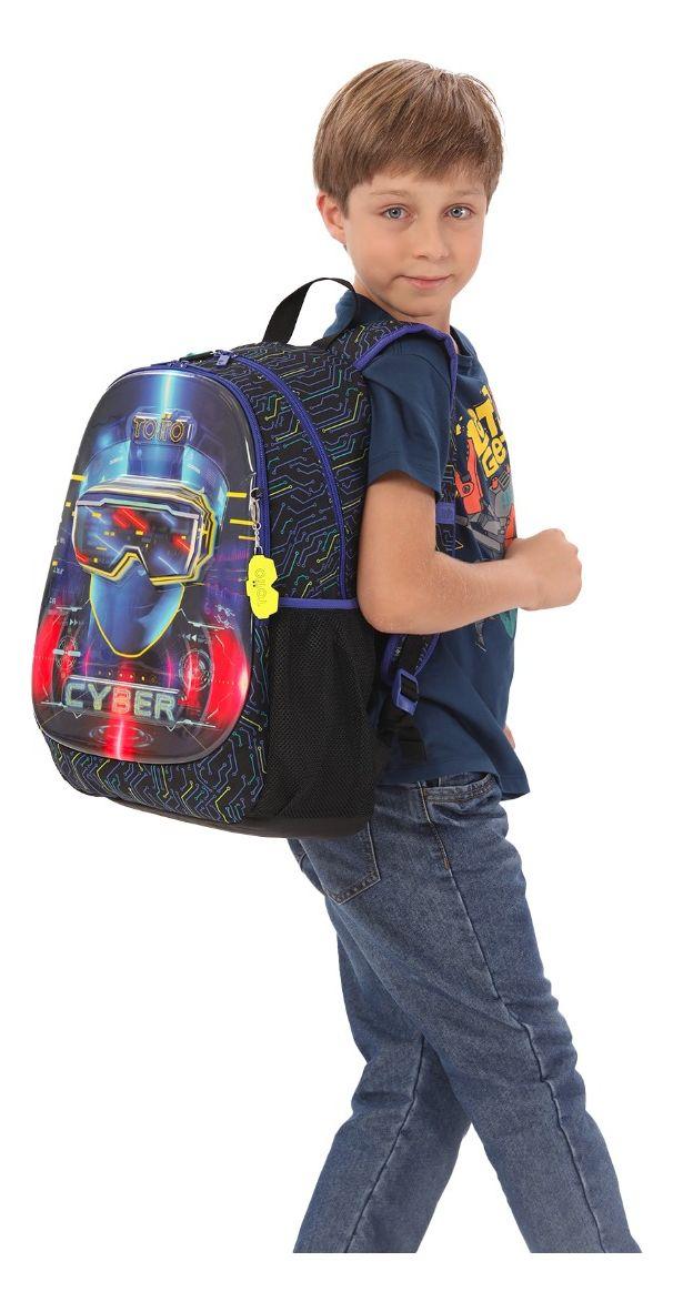 Mochila Urbana Notebook Escolar Totto Classic Infantil Rpet-3