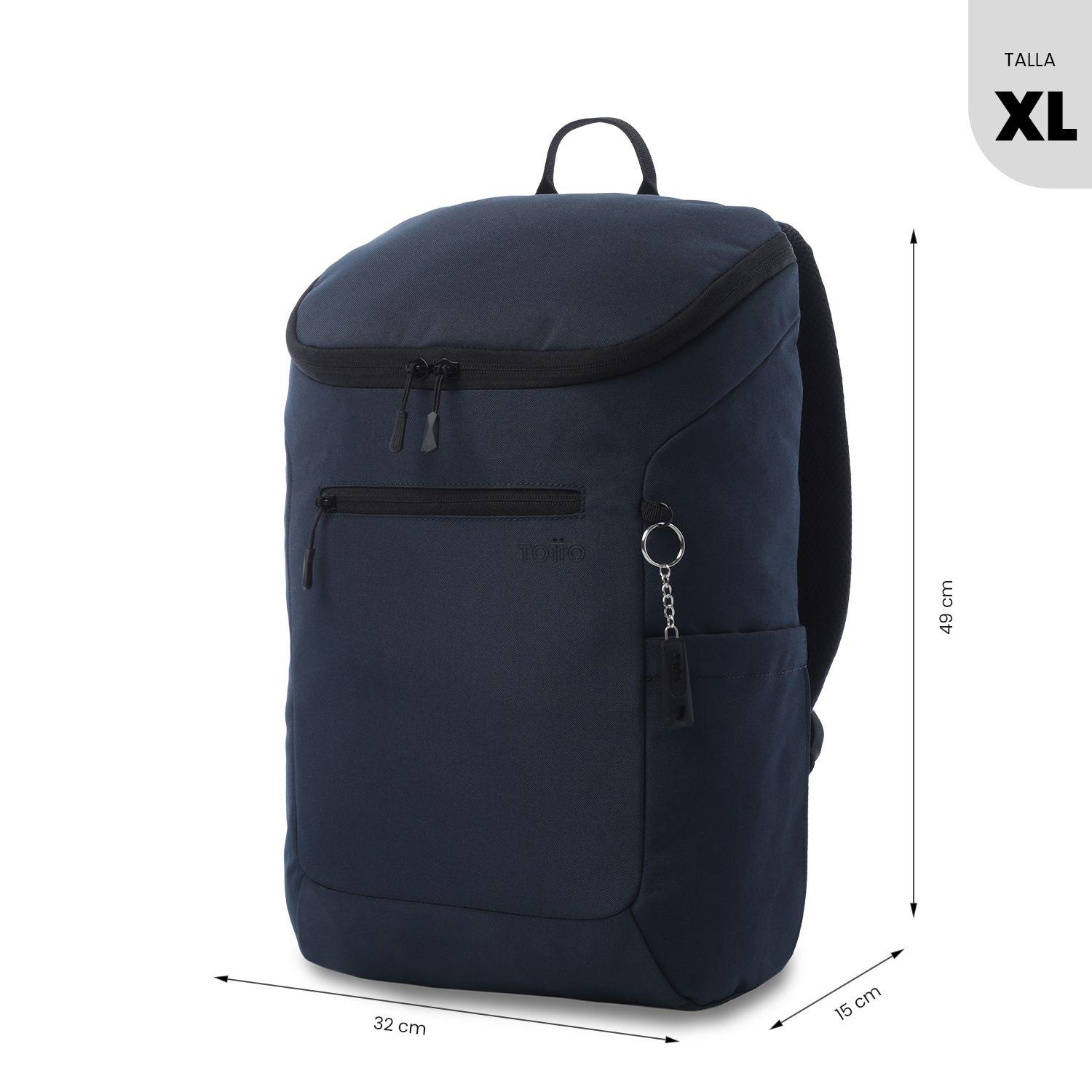Mochila Ejecutivo Porta PC 15" Rap Azul Hombre-2