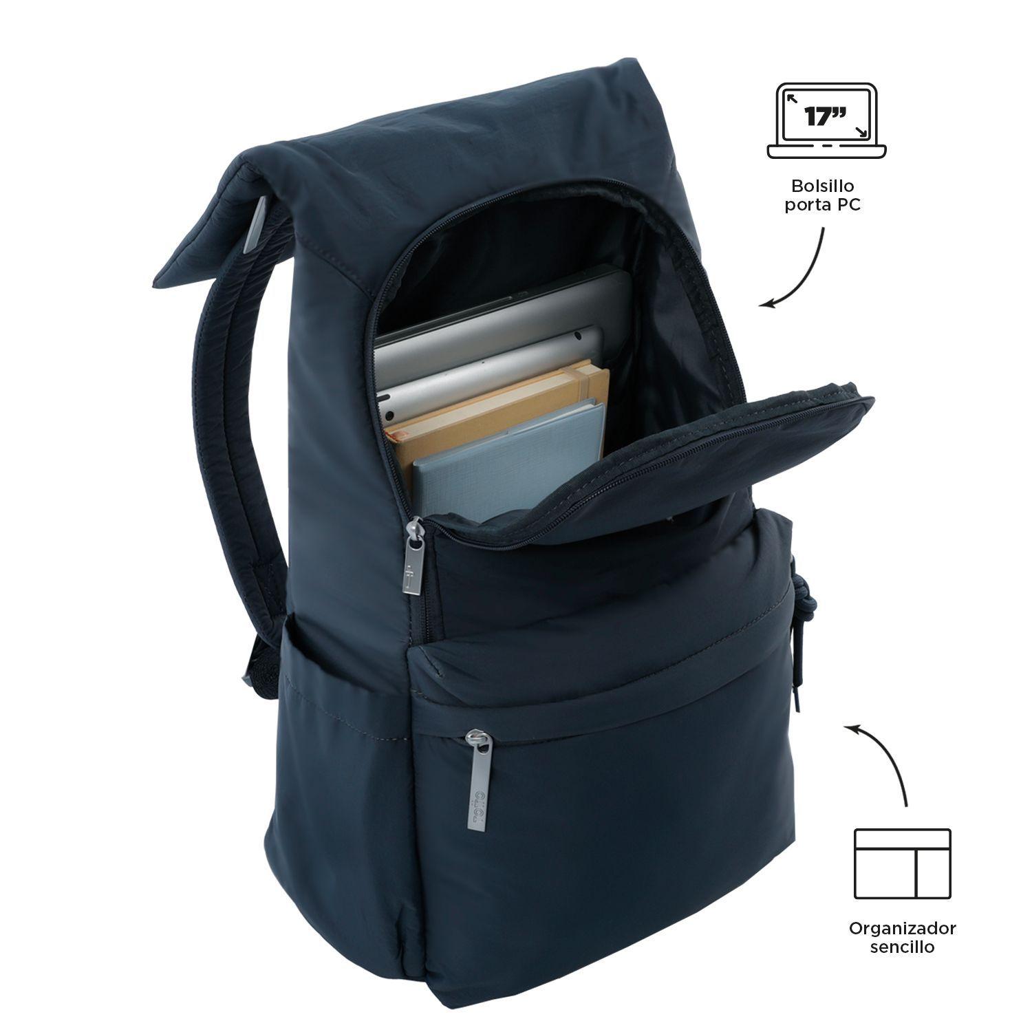 Mochila Ambar Totto L con compartimento acolchado para laptop de hasta 17-4