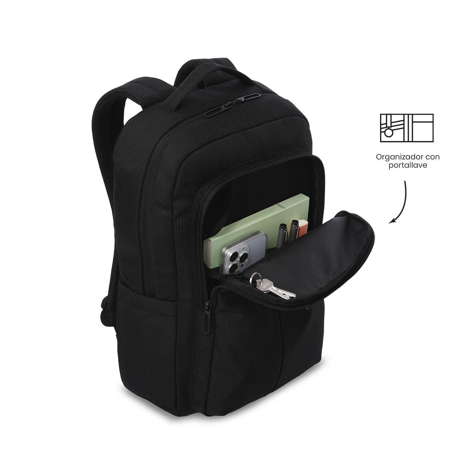 Mochila Ejecutivo Porta PC 15" Drift Negro Hombre-5