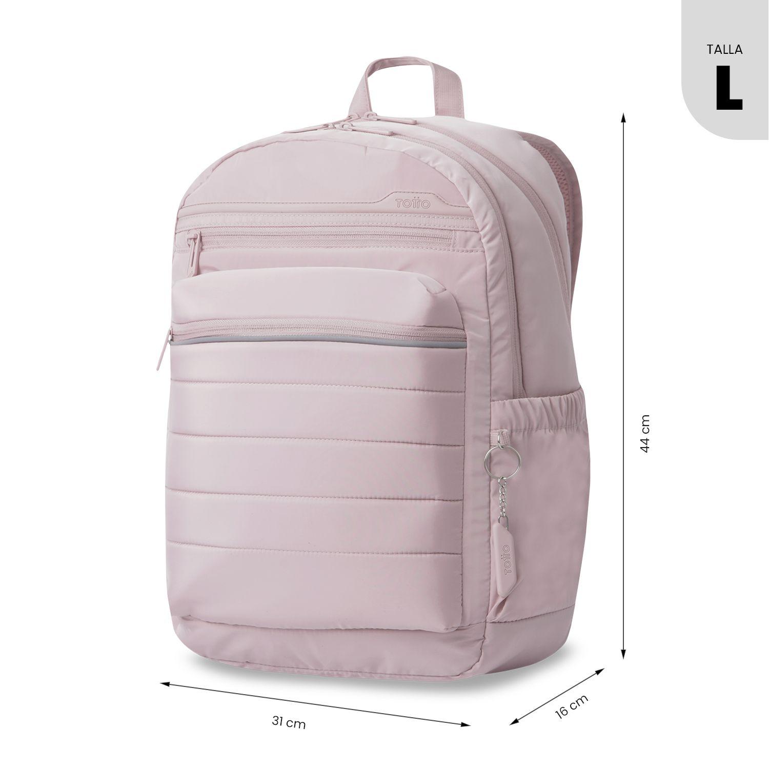Mochila Universitario Plaine 2.0 Porta PC 14" Rosado Mujer-2