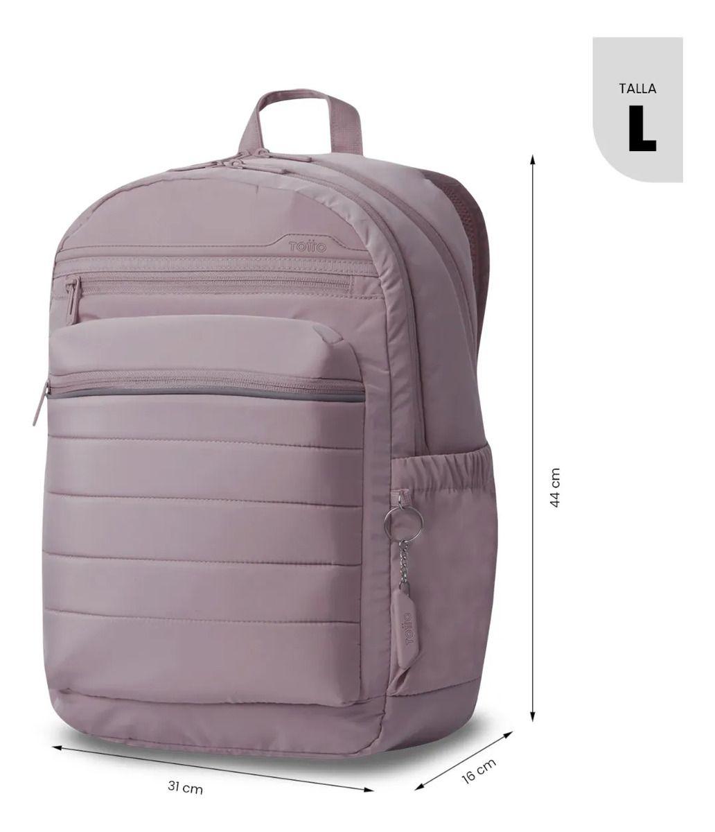 Mochila Universitario Plaine 2.0 Porta Pc 14  Rosado Mujer-2