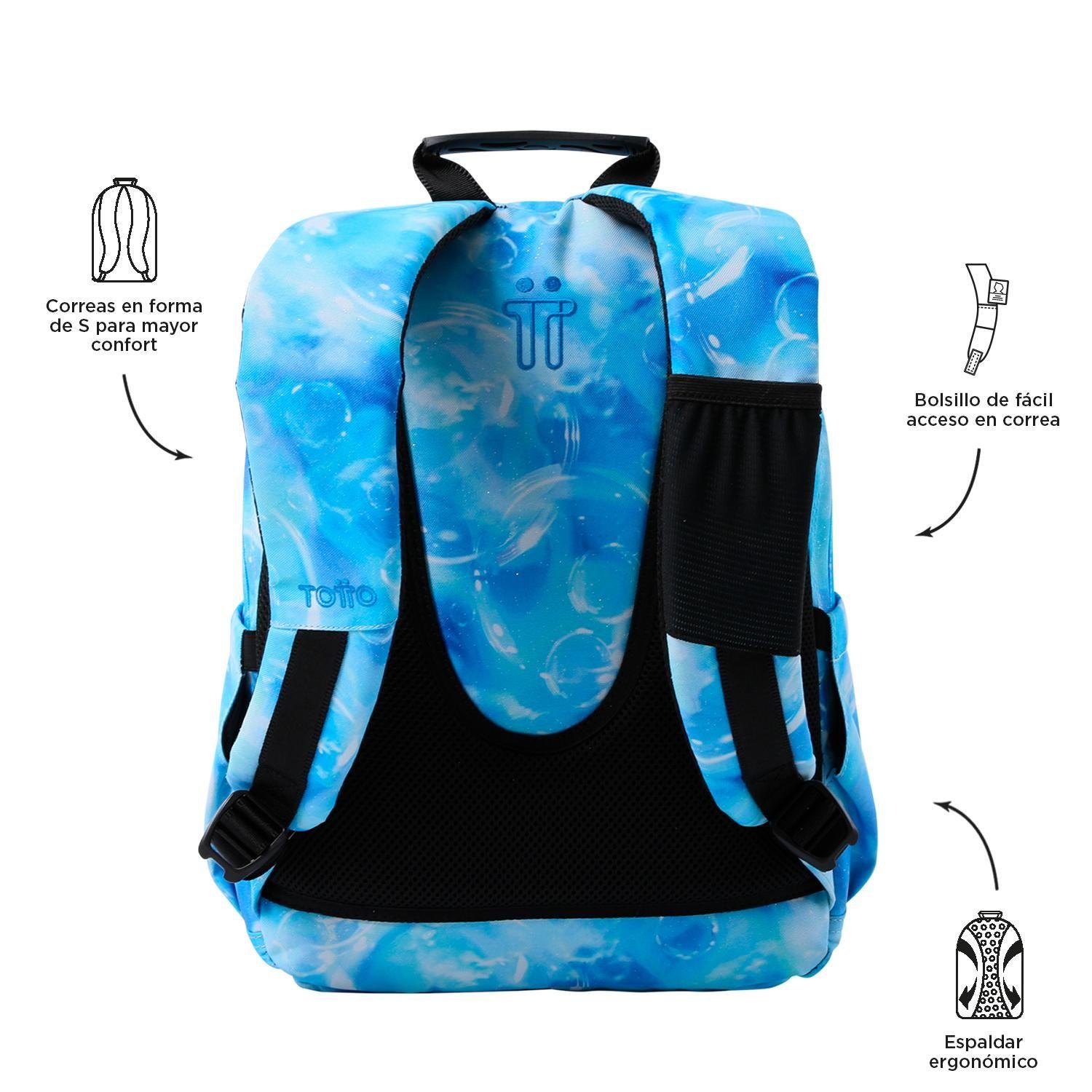 Mochila Escolar Gommas Glitter Bubul-3