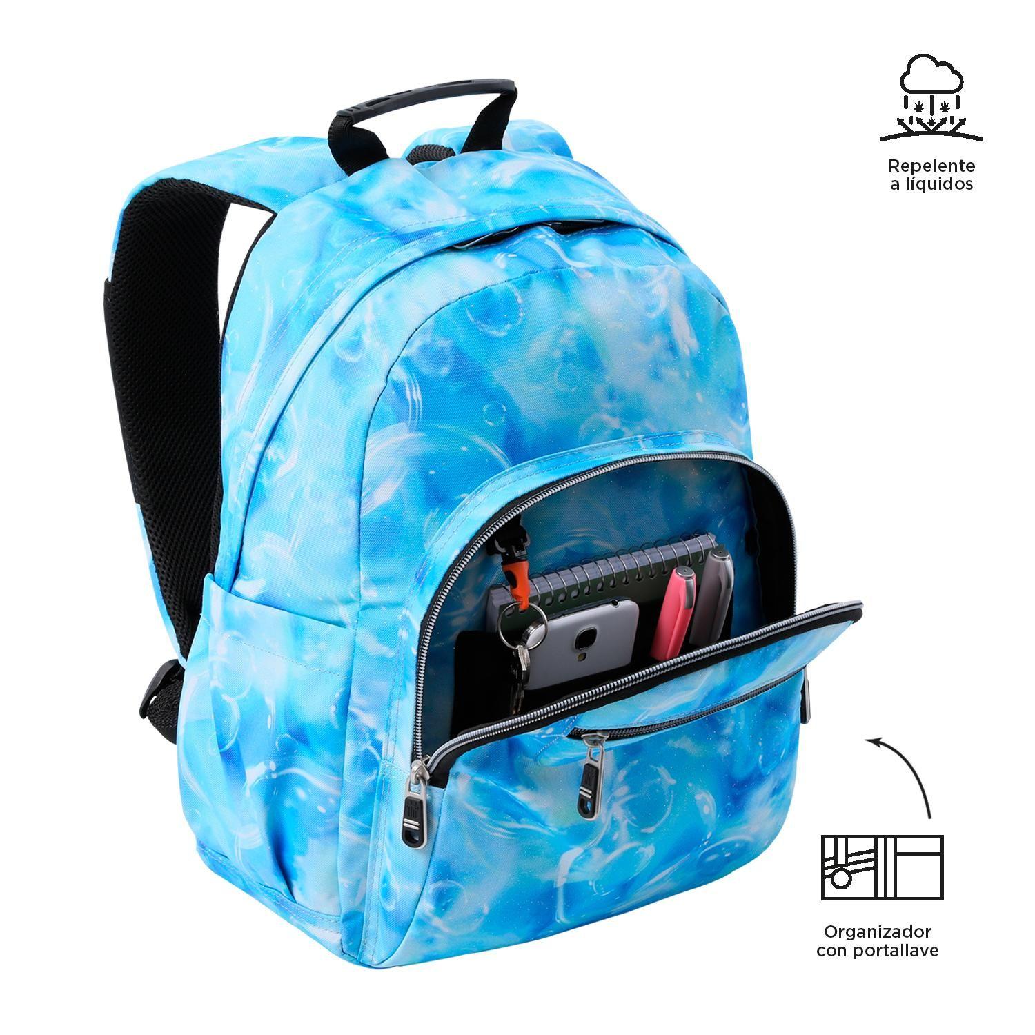 Mochila Escolar Gommas Glitter Bubul-5