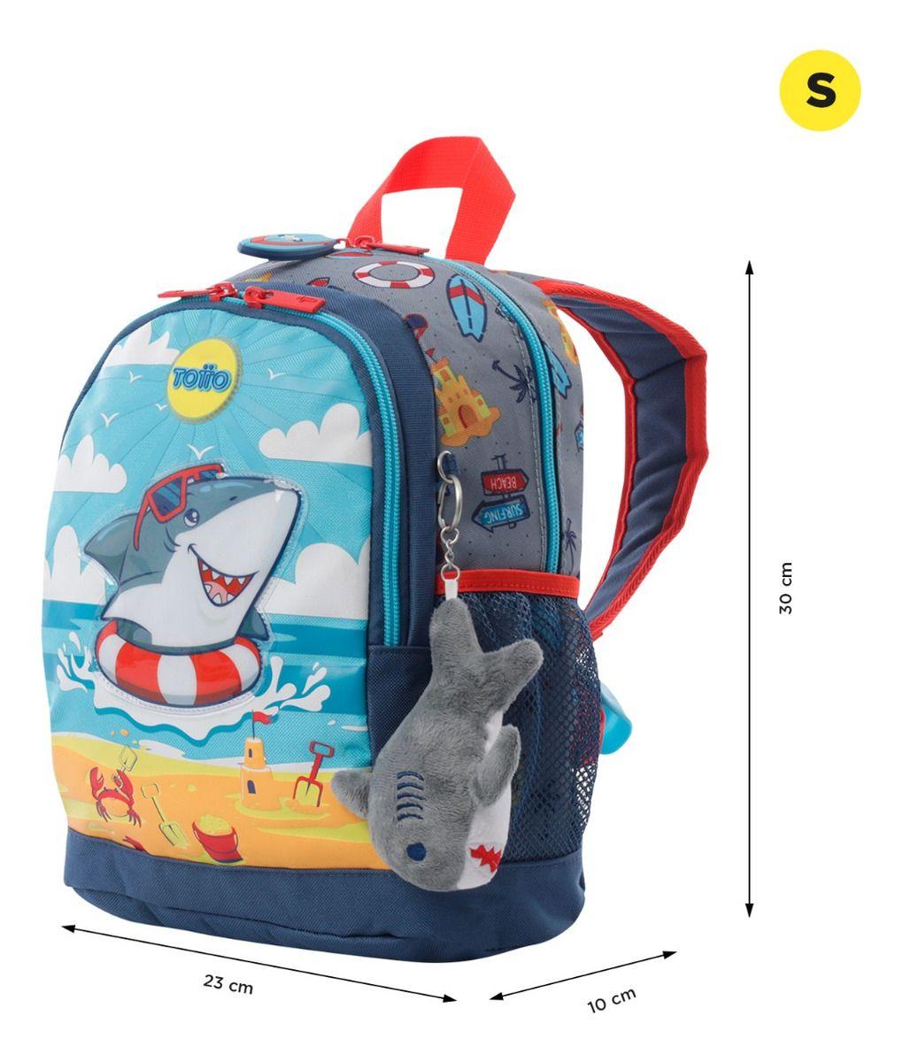 Mochila Escolar Infantil Totto Classic Little Surfer 7L Niño-2