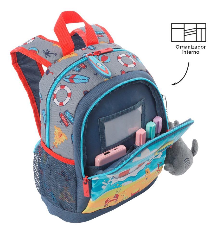 Mochila Escolar Infantil Totto Classic Little Surfer 7L Niño-5