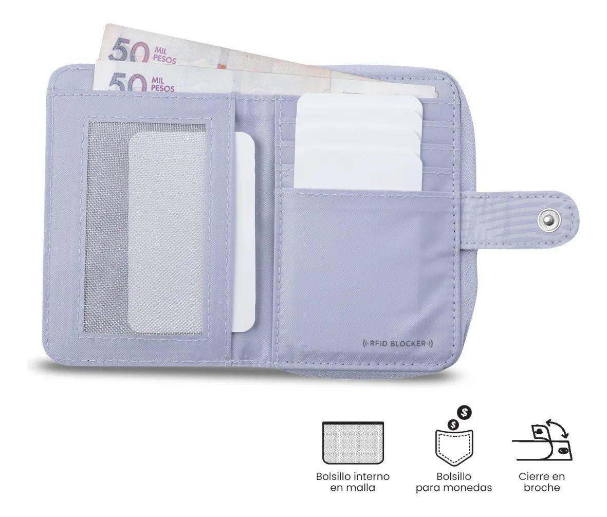 Billetera Texture Twi Con Rfid Blocker Morada-3
