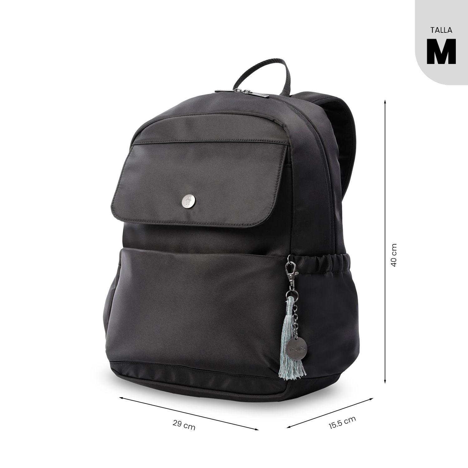 Mochila Universitario Corneana Porta PC 14" Negro Mujer-2