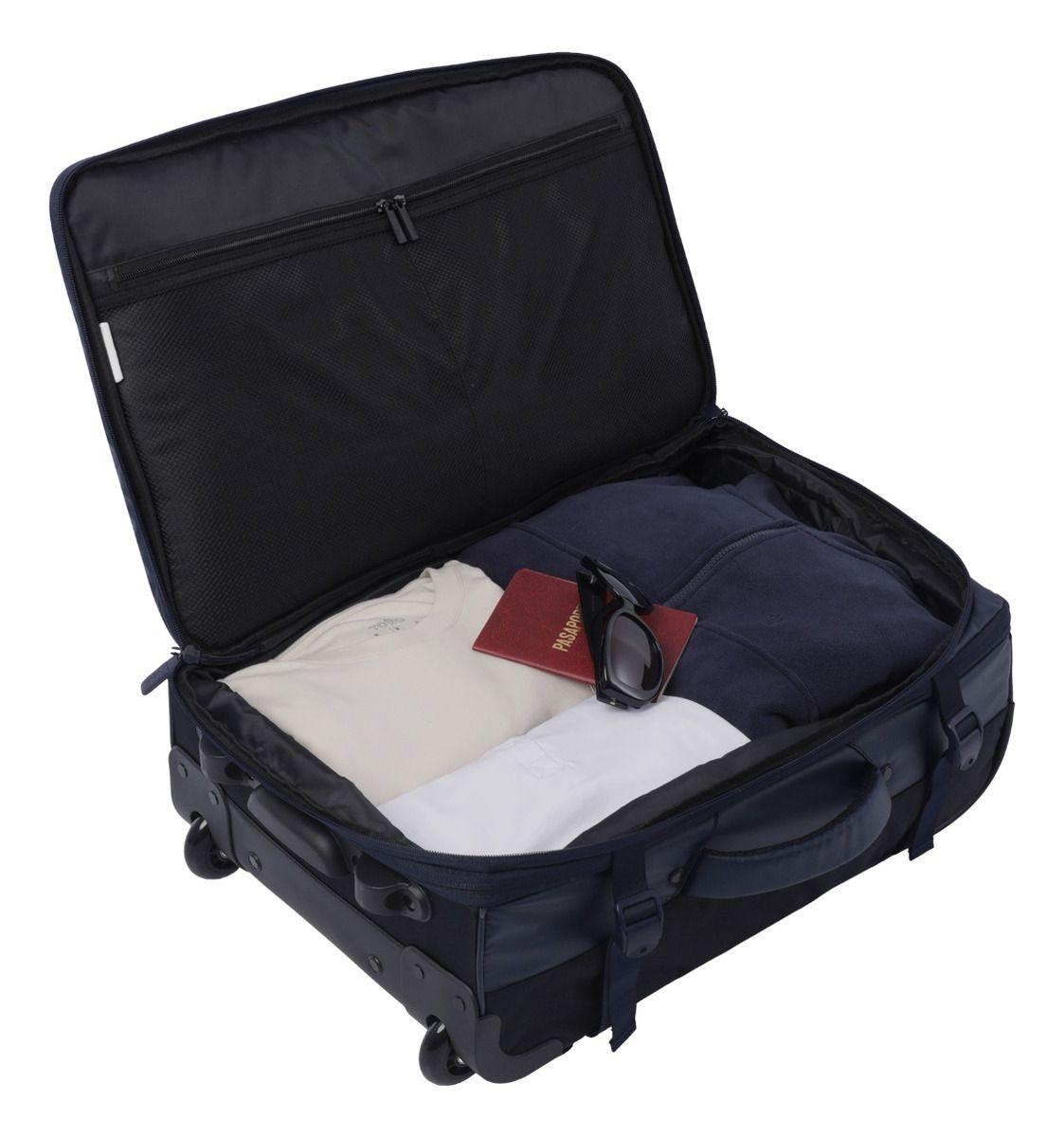 Maleta de Cabina Totto City Negra Resistente y Moderna para Viajes-4
