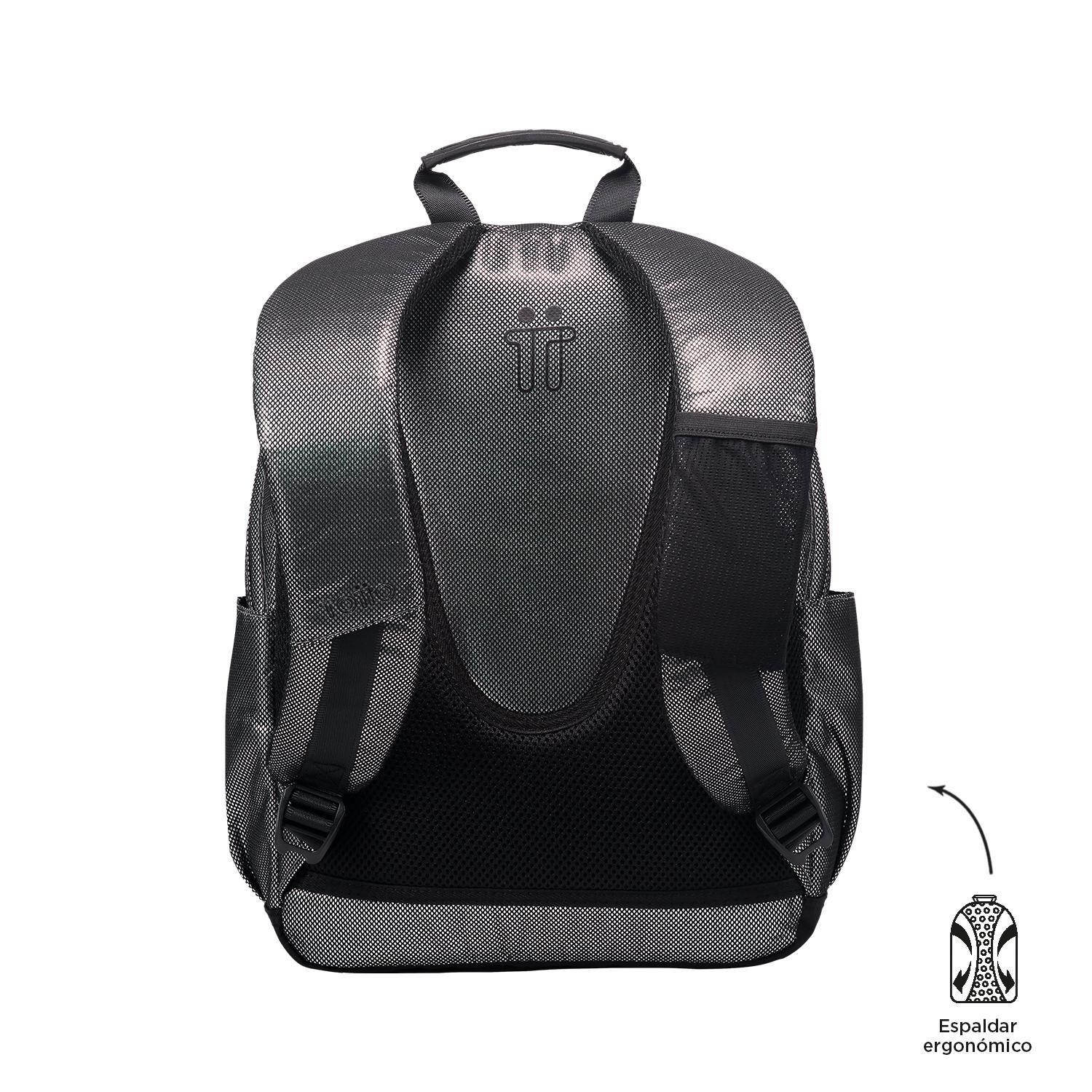 Mochila Escolar Totto Gommel Gris-2