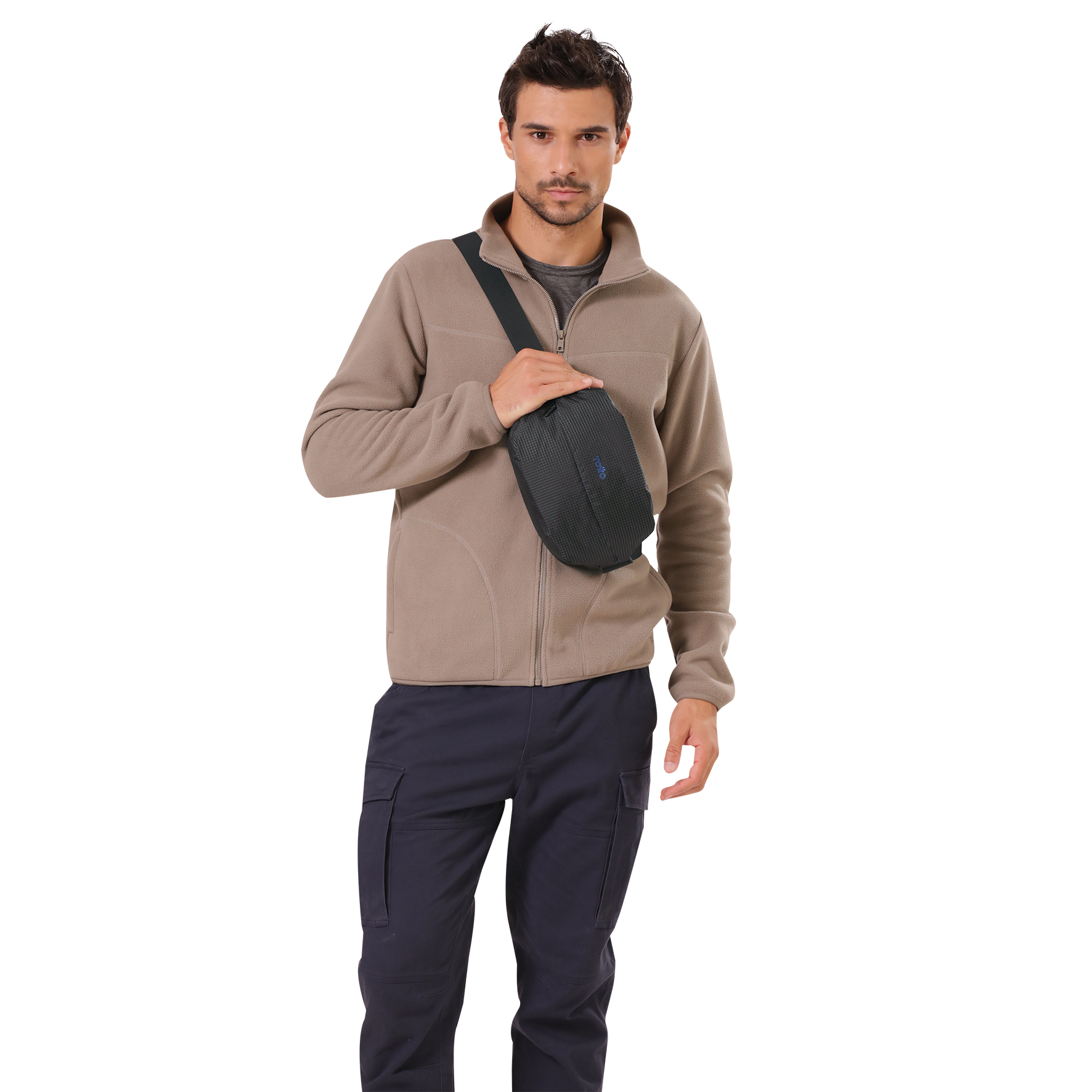 Banano Para Hombre Dual Negro/Azul Totto-4