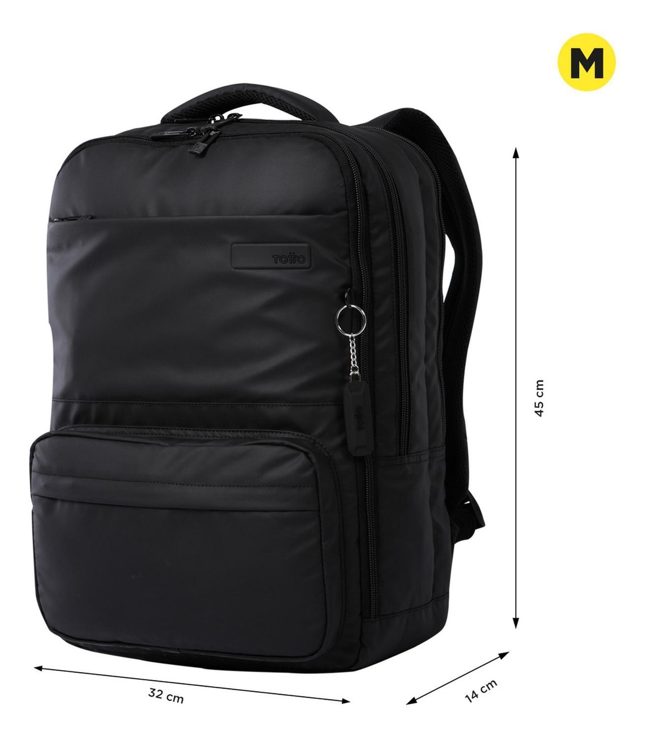 Mochila Ejecutiva Hombre Totto Vidco Negro/black-2