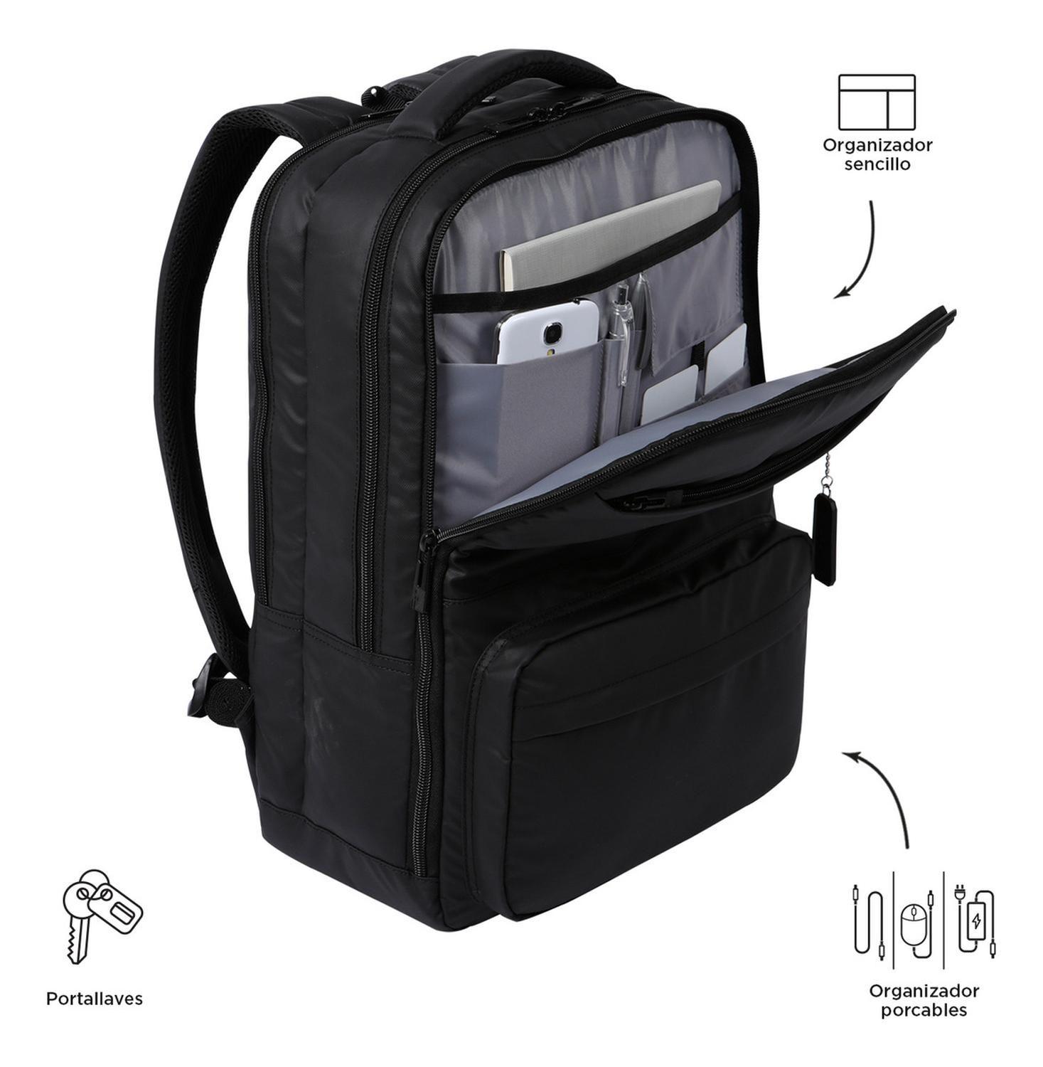 Mochila Ejecutiva Hombre Totto Vidco Negro/black-5