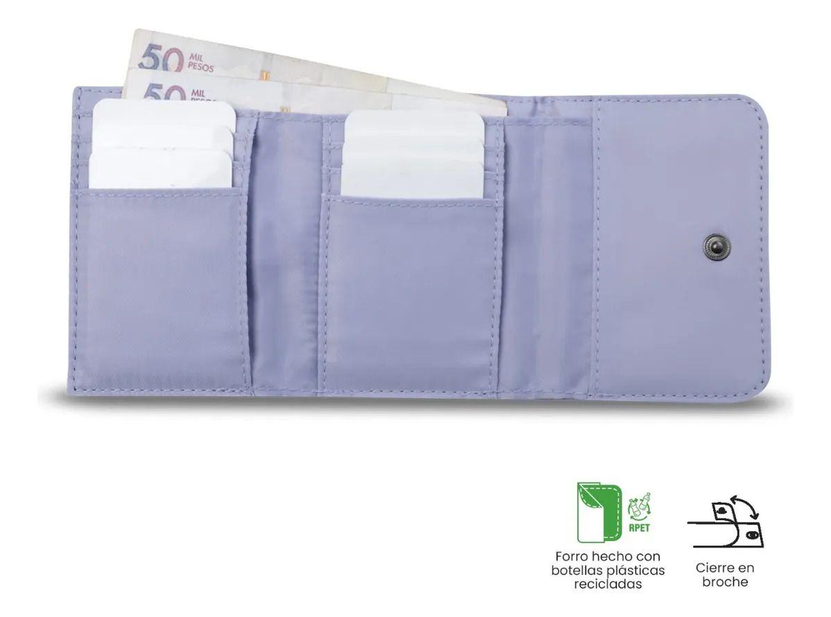 Billetera Roxanne Con Rfid Blocker Morada-3