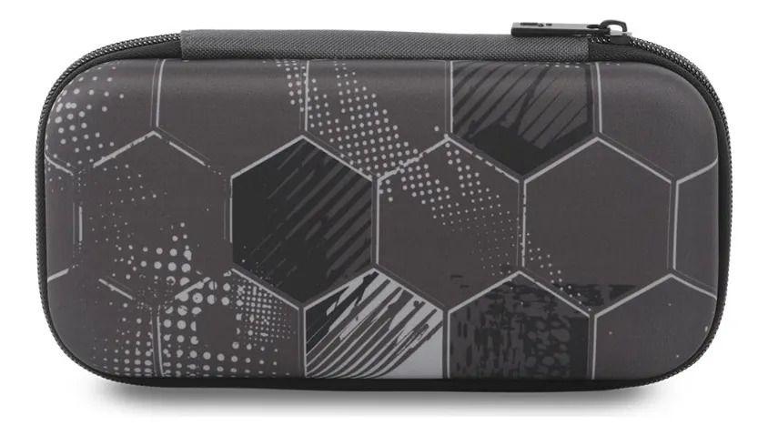 Estuche Escolar Mediana Para Niño Champion Gris-4