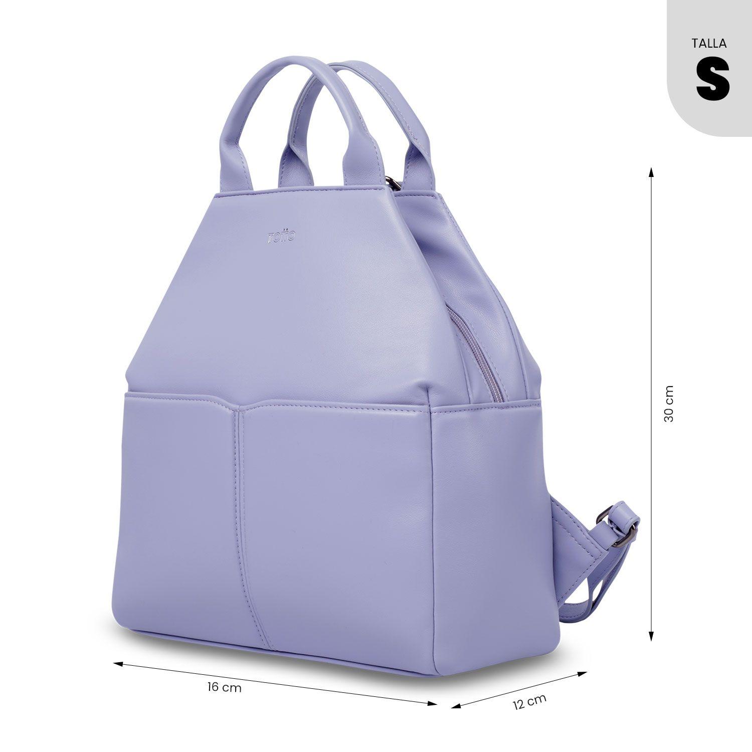 Bolso Universitario Style 1 Morado Mujer Totto-2