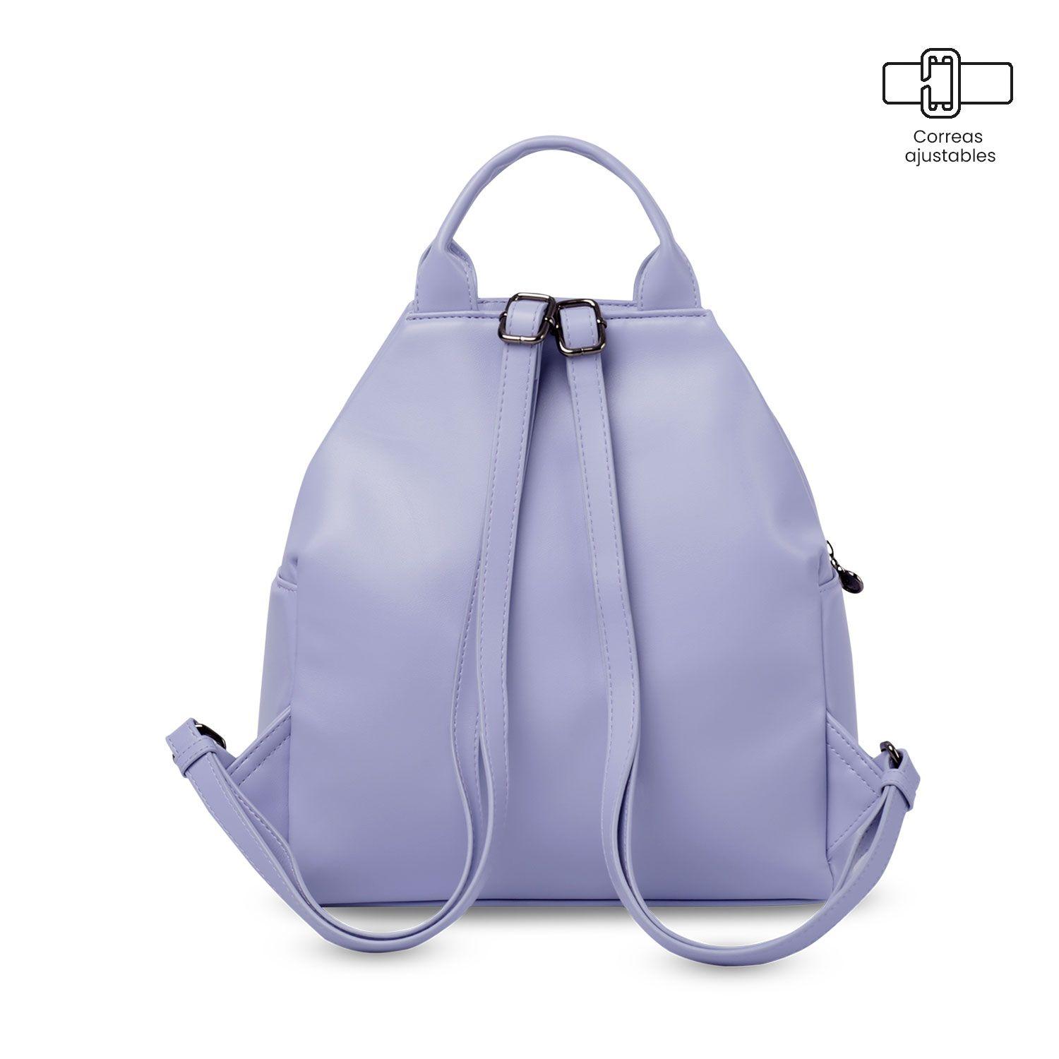 Bolso Universitario Style 1 Morado Mujer Totto-3