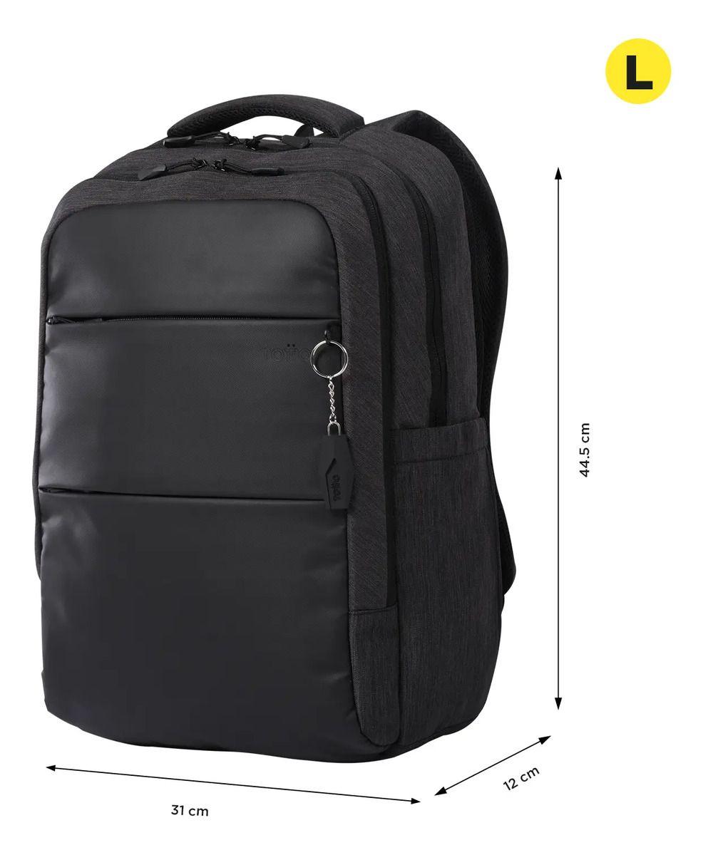 Mochila Ejecutivo Notebook 16  Dallas Negra Hombre Totto-2