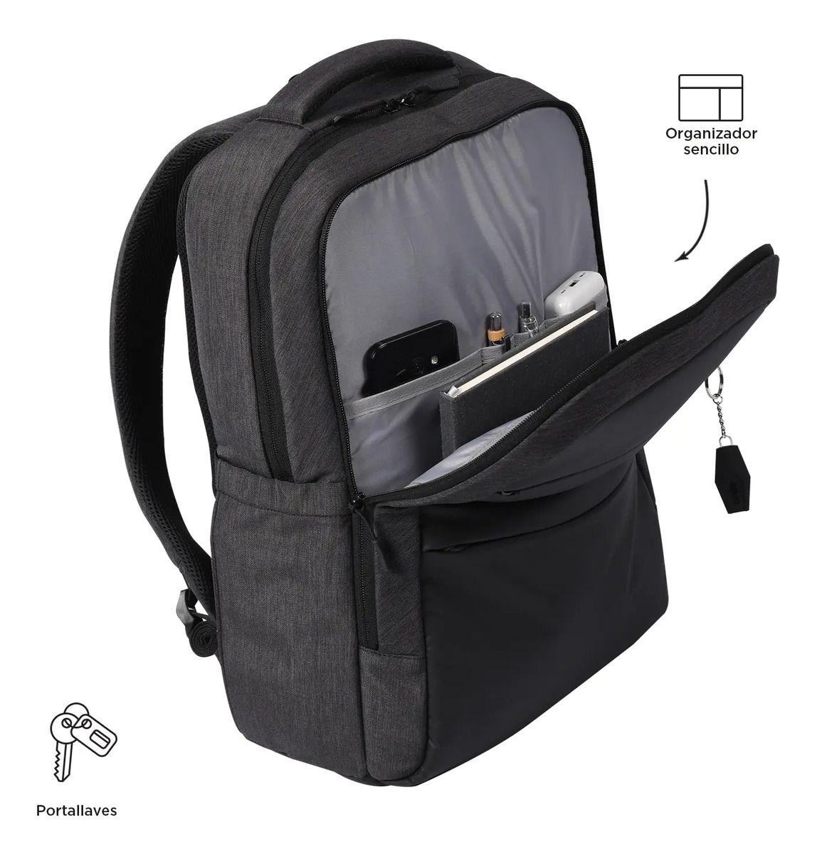 Mochila Ejecutivo Notebook 16  Dallas Negra Hombre Totto-4