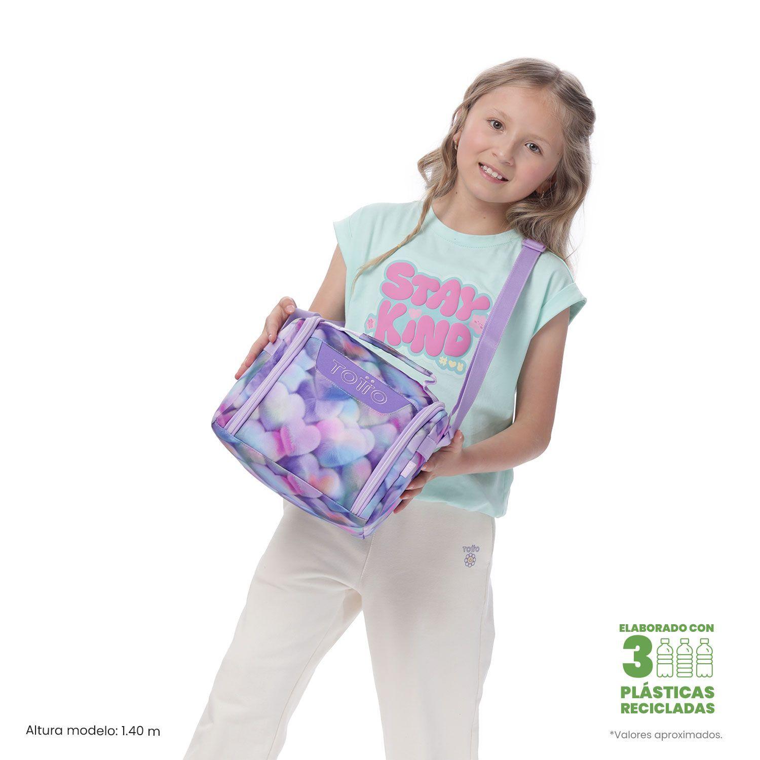 Lonchera Térmica Mujer Resaltador Grande Morada Totto-1