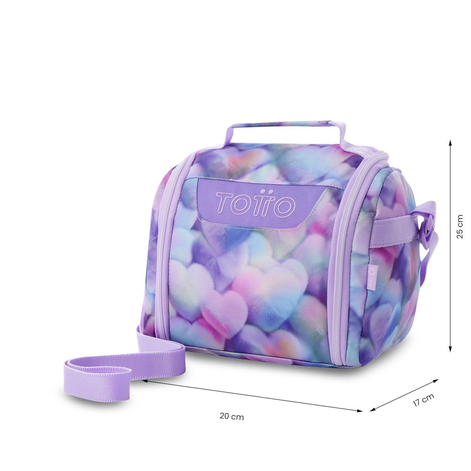 Lonchera Térmica Mujer Resaltador Grande Morada Totto-3