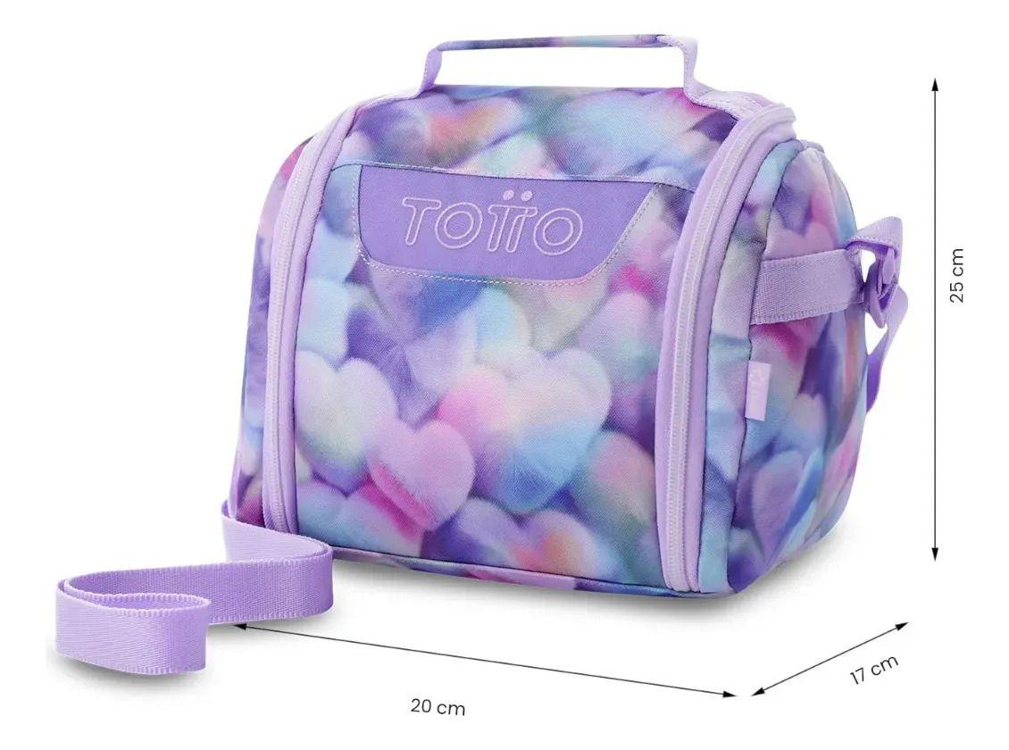 Lonchera Térmica Para Mujer Resaltador Grande Morada-3