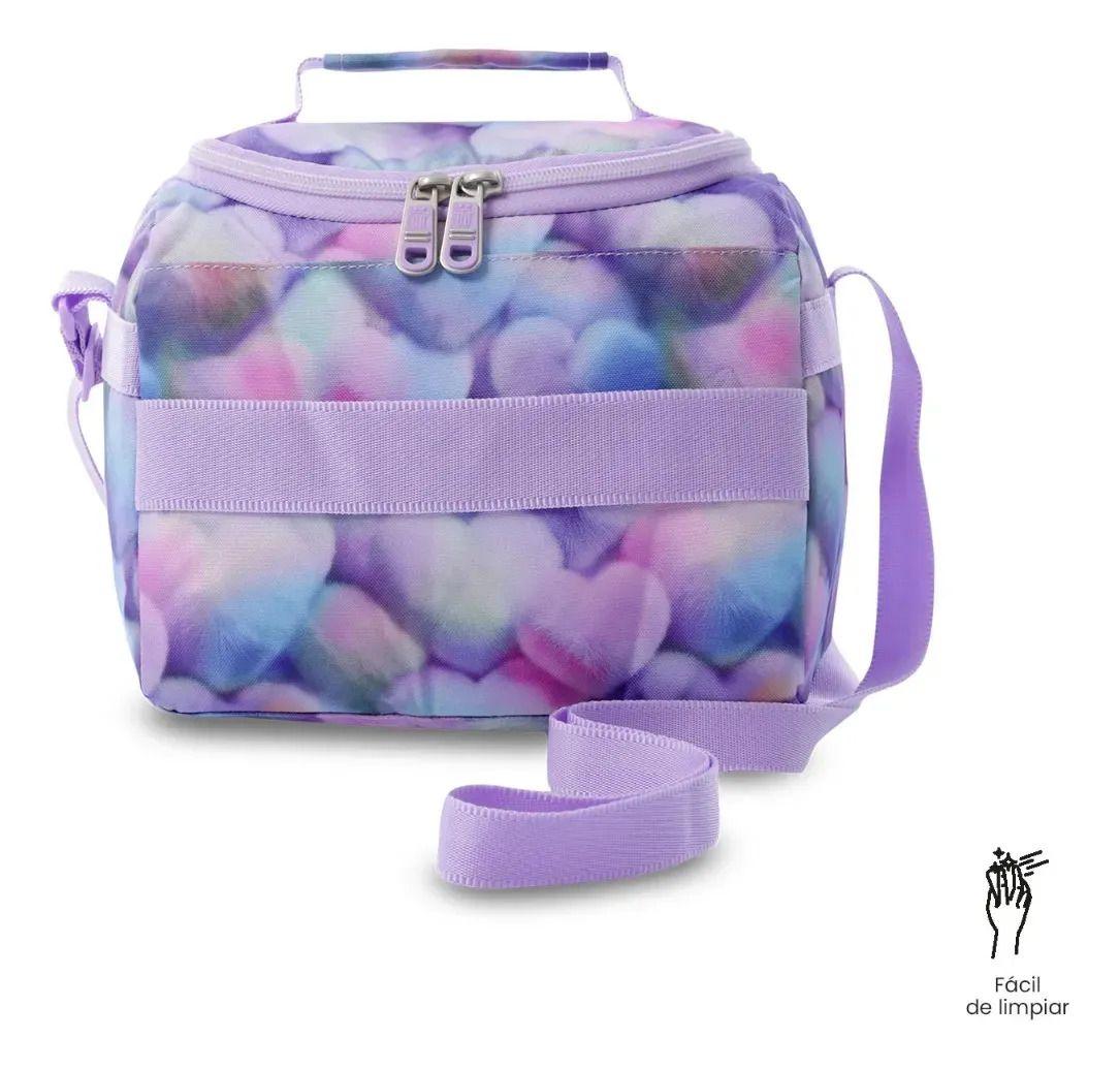 Lonchera Térmica Para Mujer Resaltador Grande Morada-5