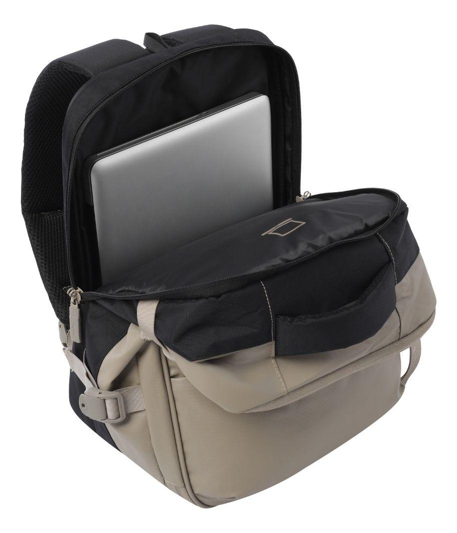 Mochila Totto City M Beige Viaje Cabina Notebook 16"-5