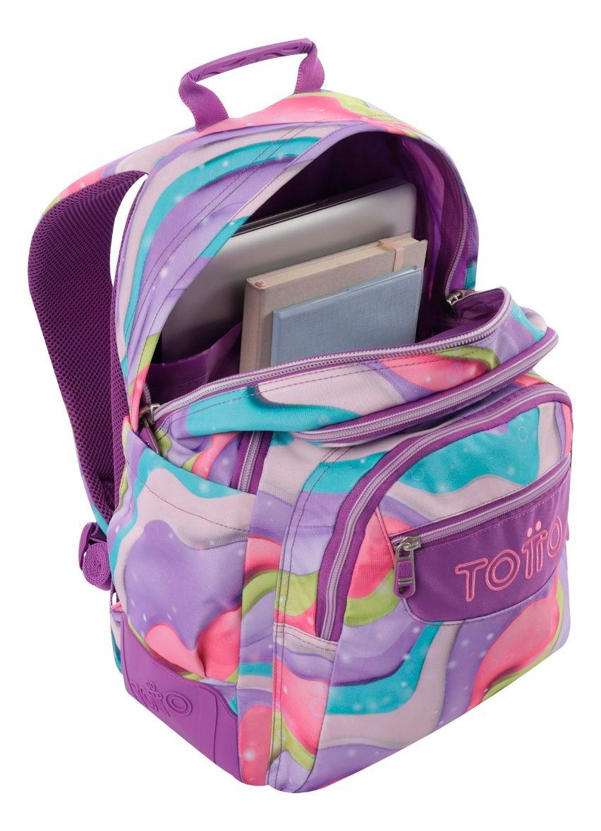 Totto Mochila Escolar Impermeable Rpet Niña Juvenil RAY242-4
