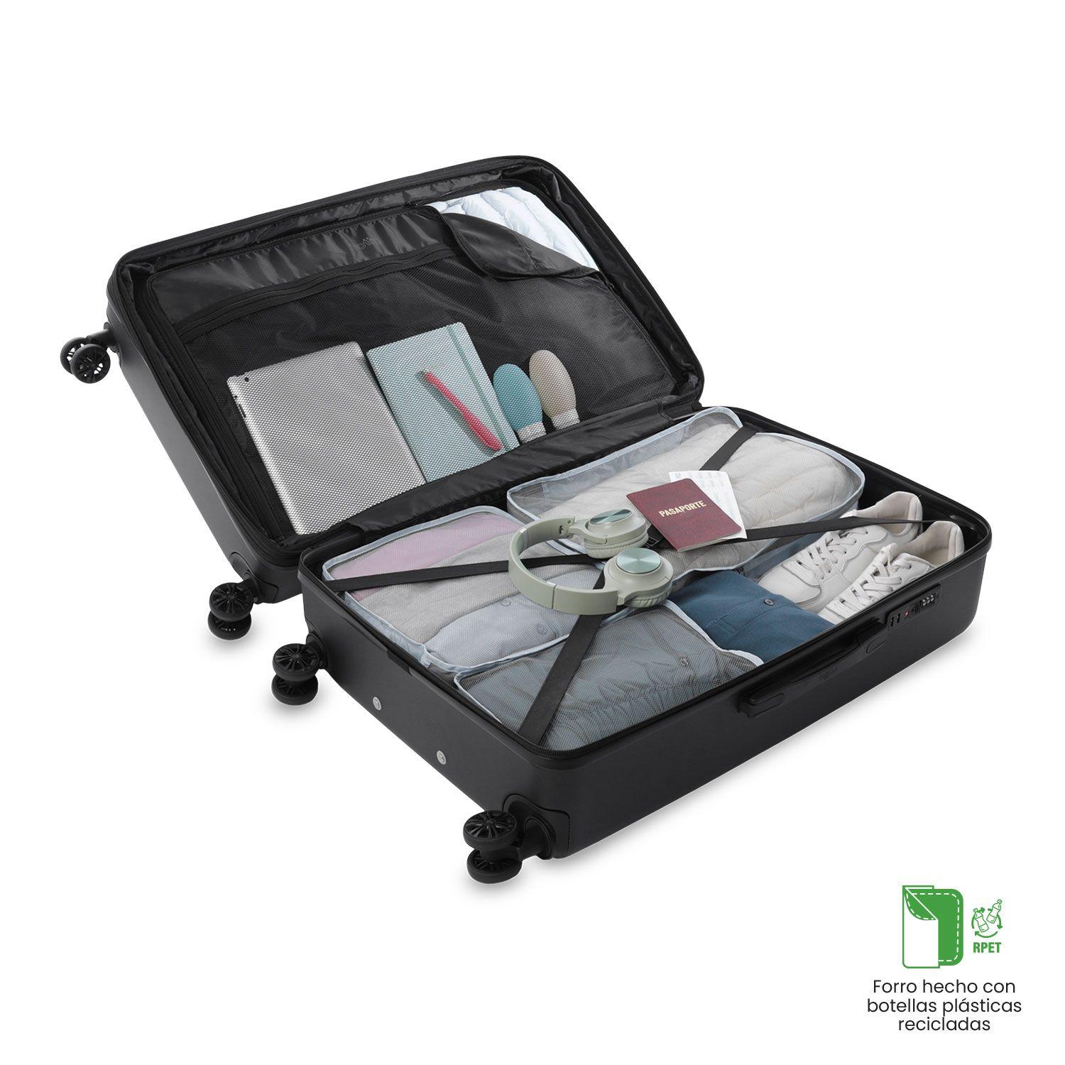 Maleta de Viaje 23 Kg 360 Bazy+ 2.0 Bodega Negra  Totto-3