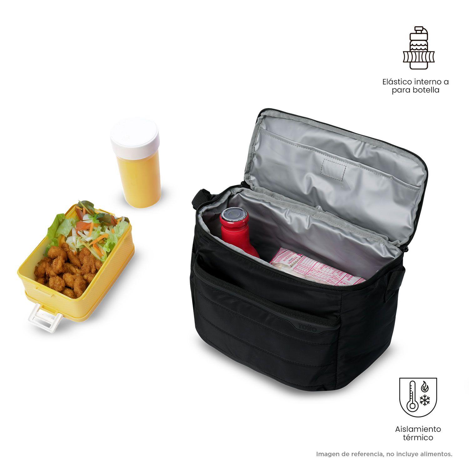 Lonchera Ejecutiva Campus Grande Térmica Negra Totto-2